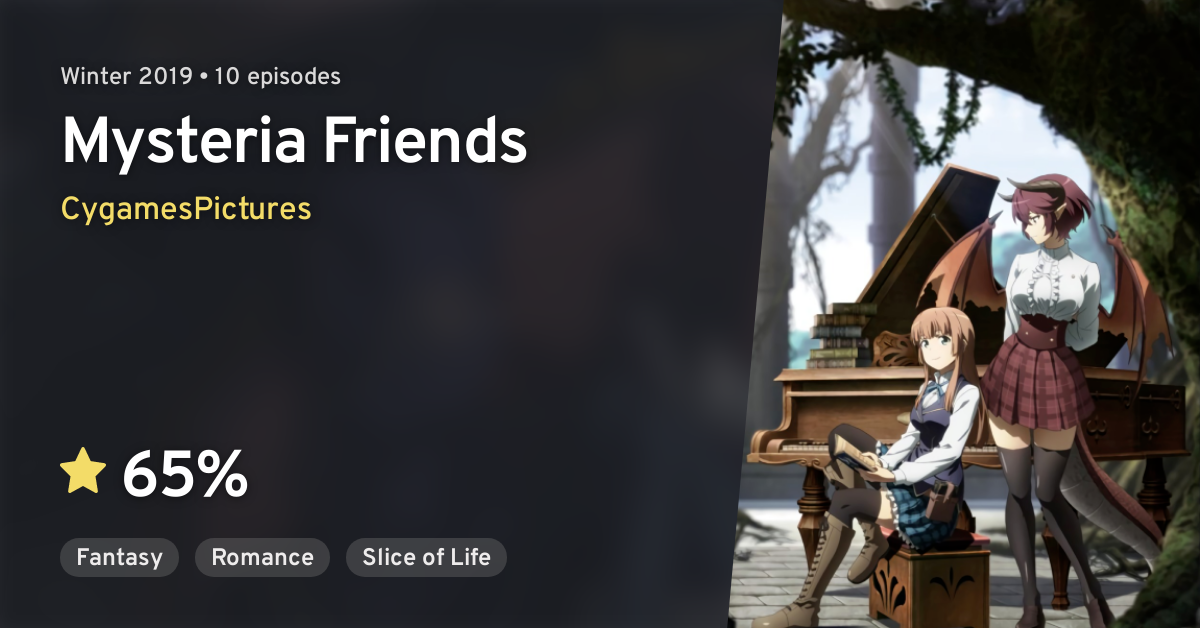 Manaria Friends (Mysteria Friends) - Characters & Staff