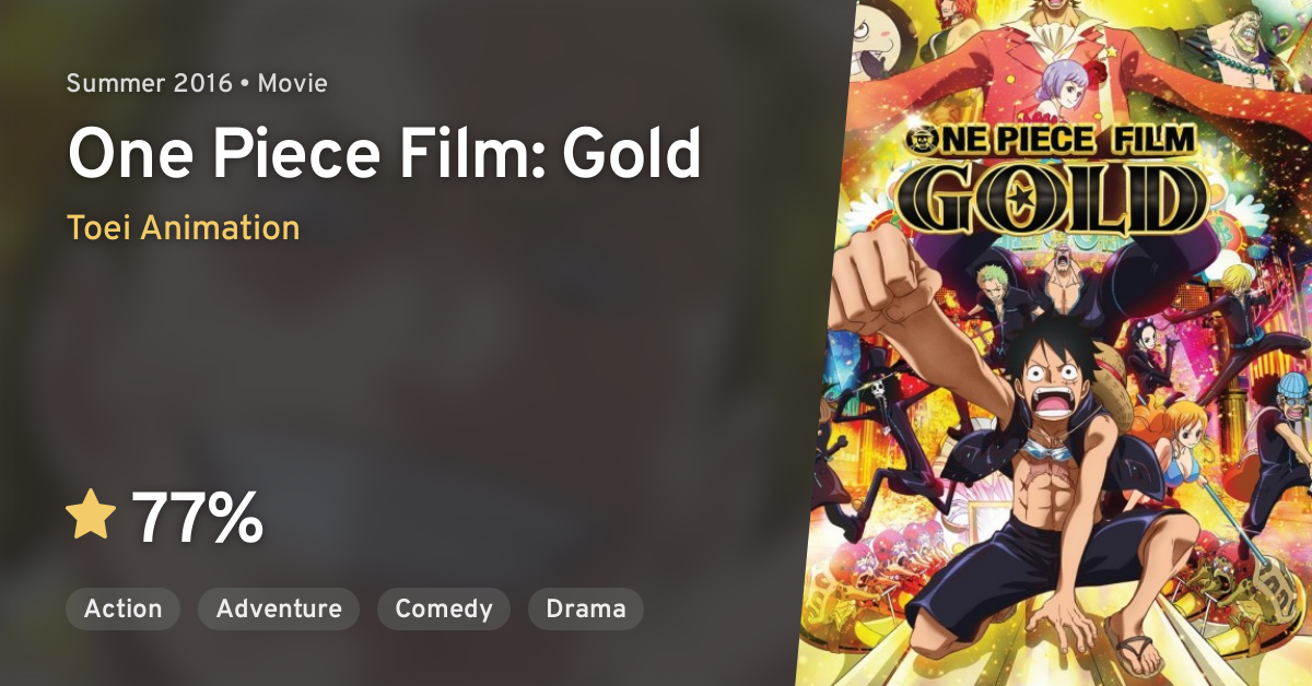 ShonenJumpMovieMonth) One Piece Film: Gold – Mechanical Anime Reviews