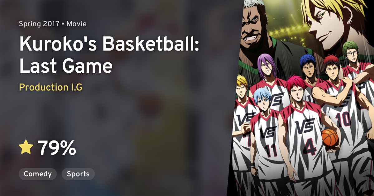 Kuroko no basket on sale last game full movie