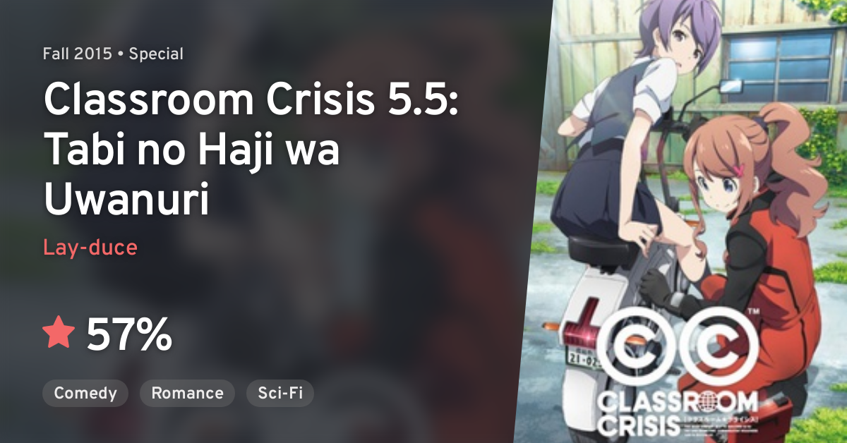 Classroom Crisis 5 5 Tabi No Haji Wa Uwanuri Anilist