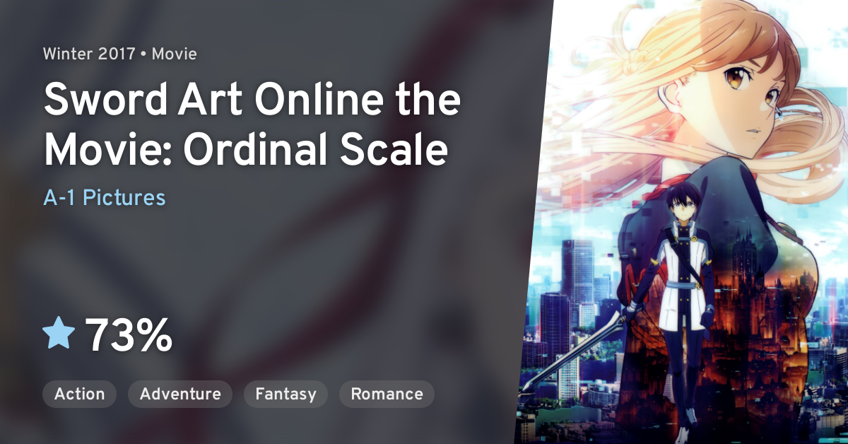 SWORD ART ONLINE The Movie - Ordinal Scale - Official Site