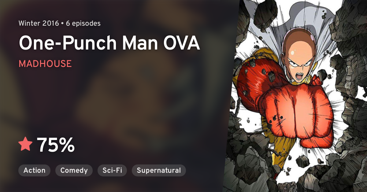 One Punch Man 2 OVA (One-Punch Man Season 2 OVA) · AniList