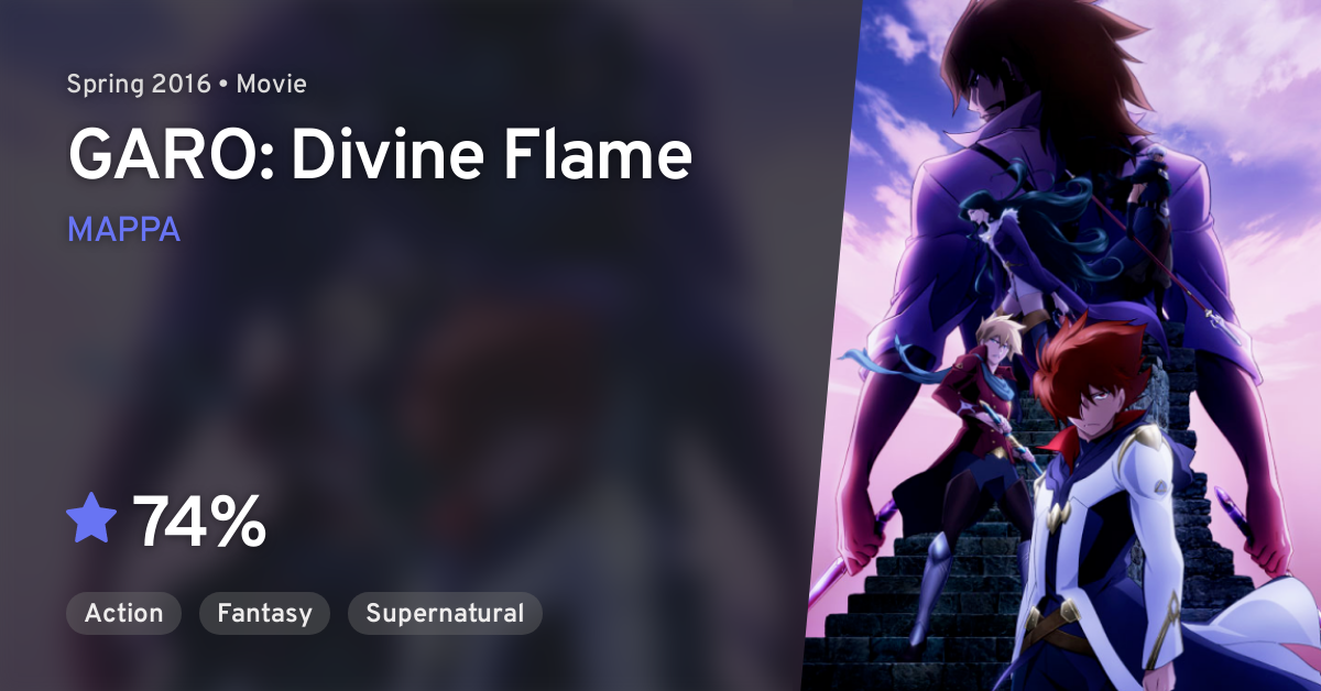 Garo Divine Flame Anilist