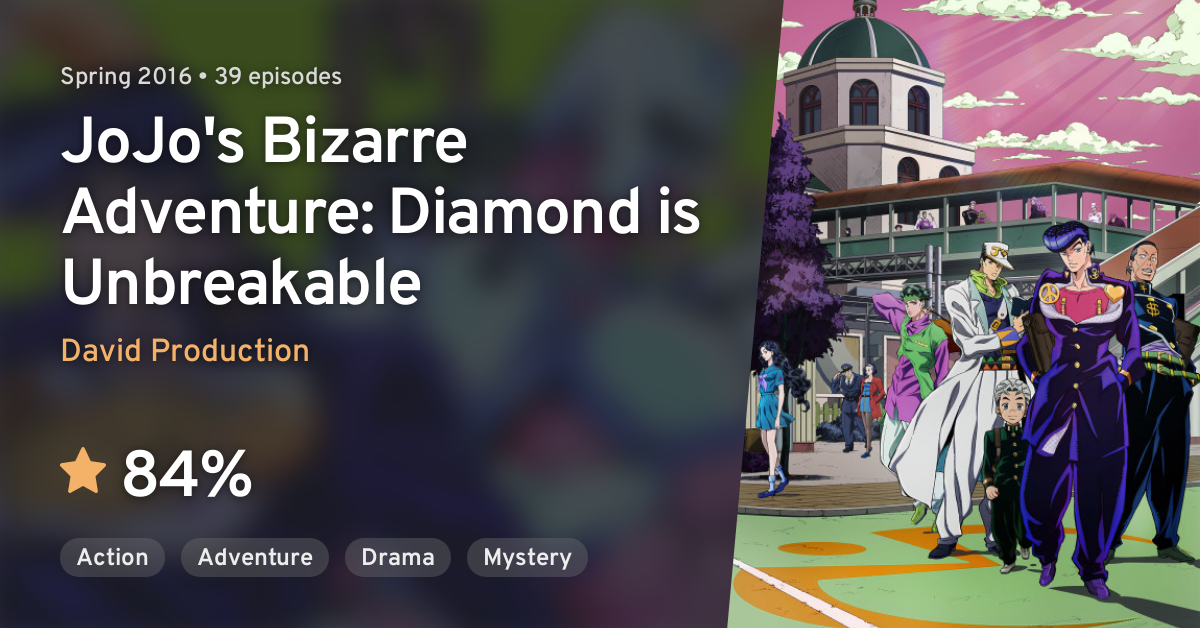 JoJo no Kimyou na Bouken Part 4: Diamond wa Kudakenai - JoJo No Kimyou Na Bouken  Diamond Wa Kudakenai, JoJo's Bizarre Adventure: Diamond is Unbreakable, JoJo  No Kimyou Na Bouken: Diamond Wa