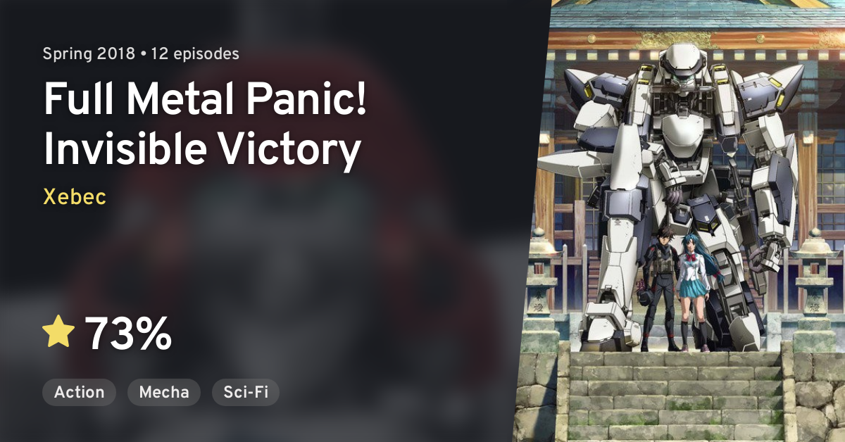 Full Metal Panic Invisible Victory Anilist