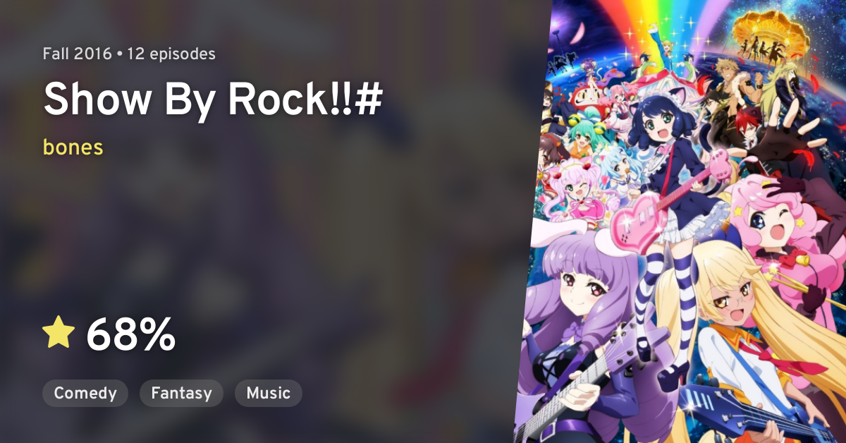 TV anime SHOW BY ROCK!! Mashumairesh!! OP & ED theme song