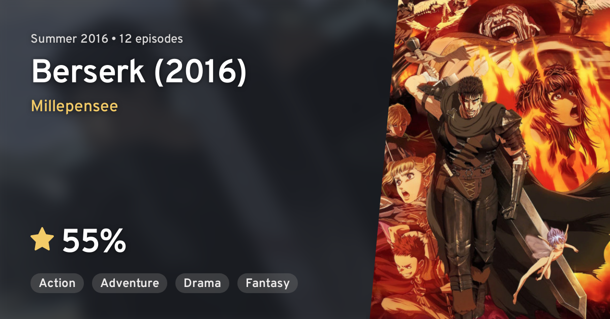 Berserk: Ougon Jidai-hen - Memorial Edition Todos os Episódios Online »  Anime TV Online