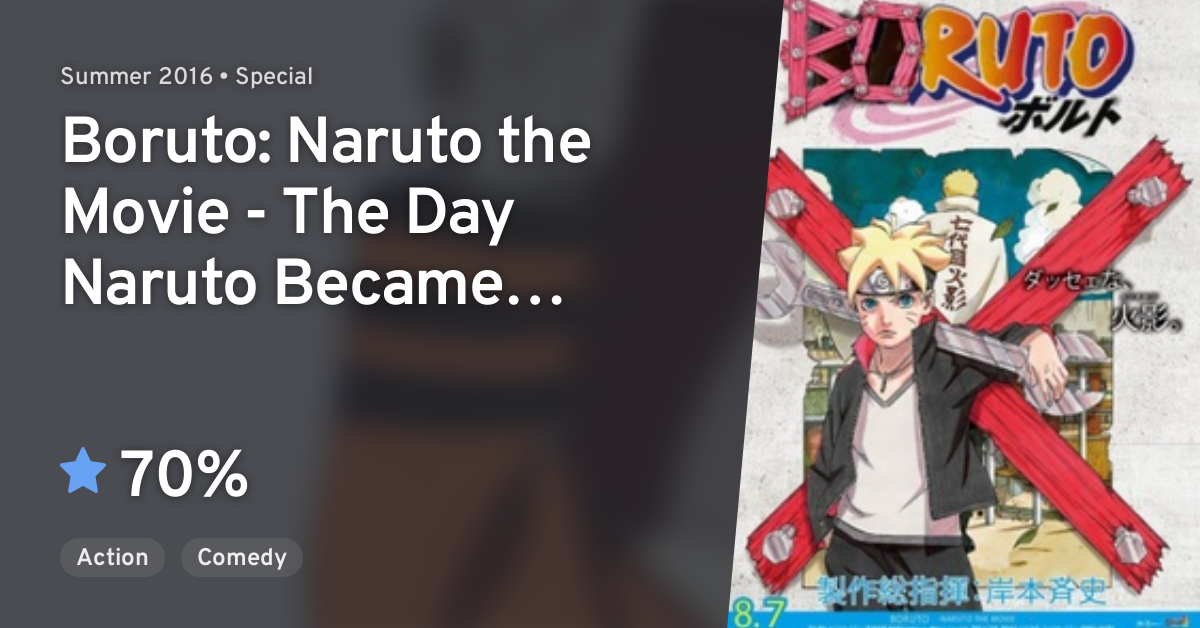 BORUTO: NARUTO THE MOVIE · AniList