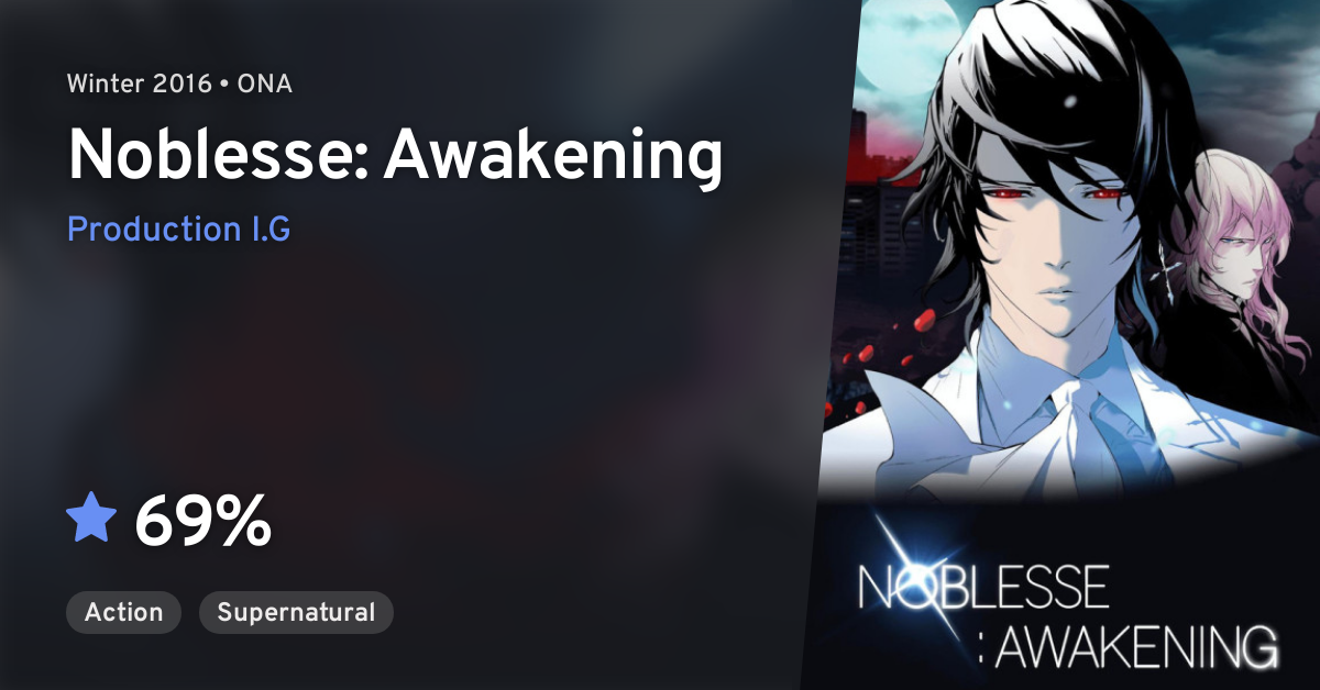 Noblesse: Awakening em português brasileiro - Crunchyroll