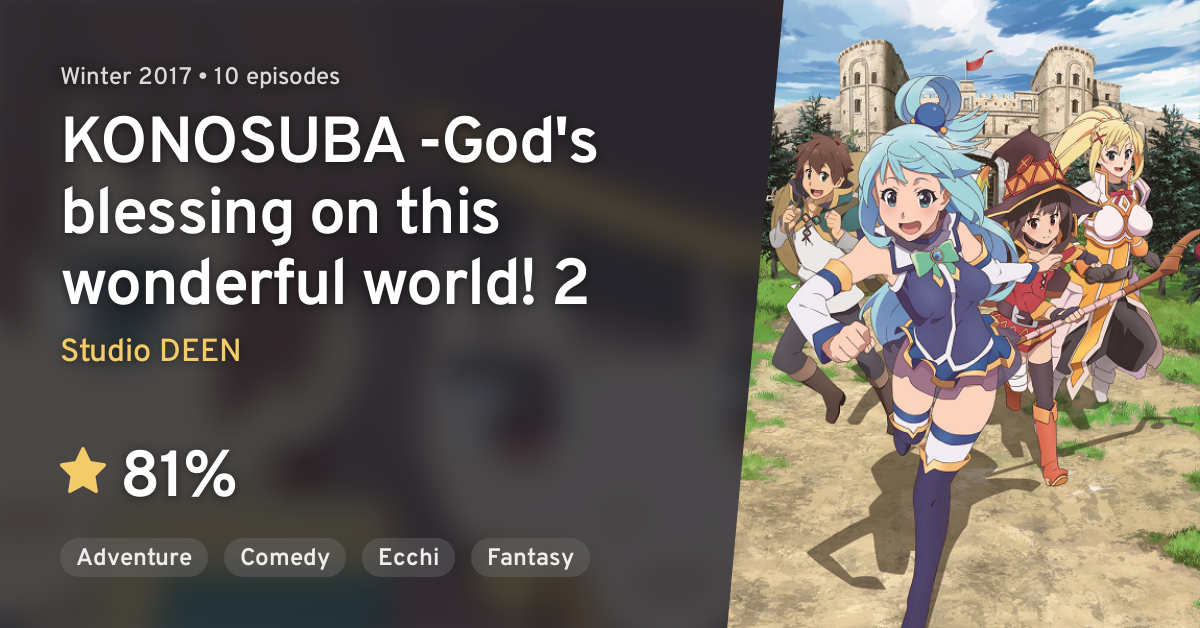 Watch KonoSuba: God's Blessing on Netflix Season 2