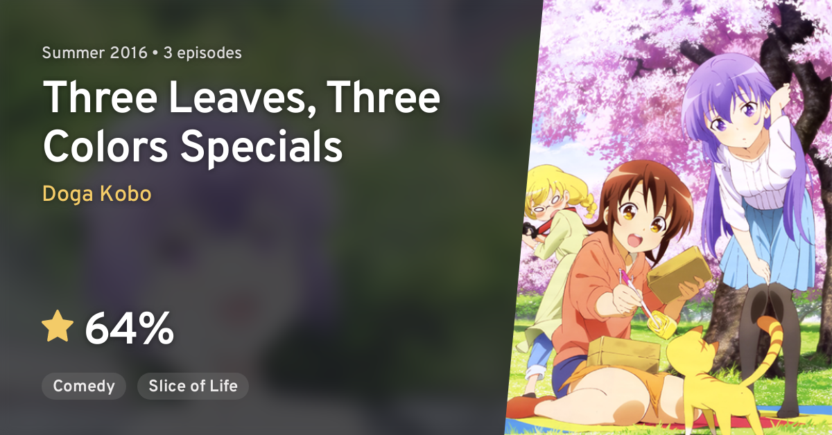 Sansha Sanyou Specials Three Leaves Three Colors Specials · Anilist