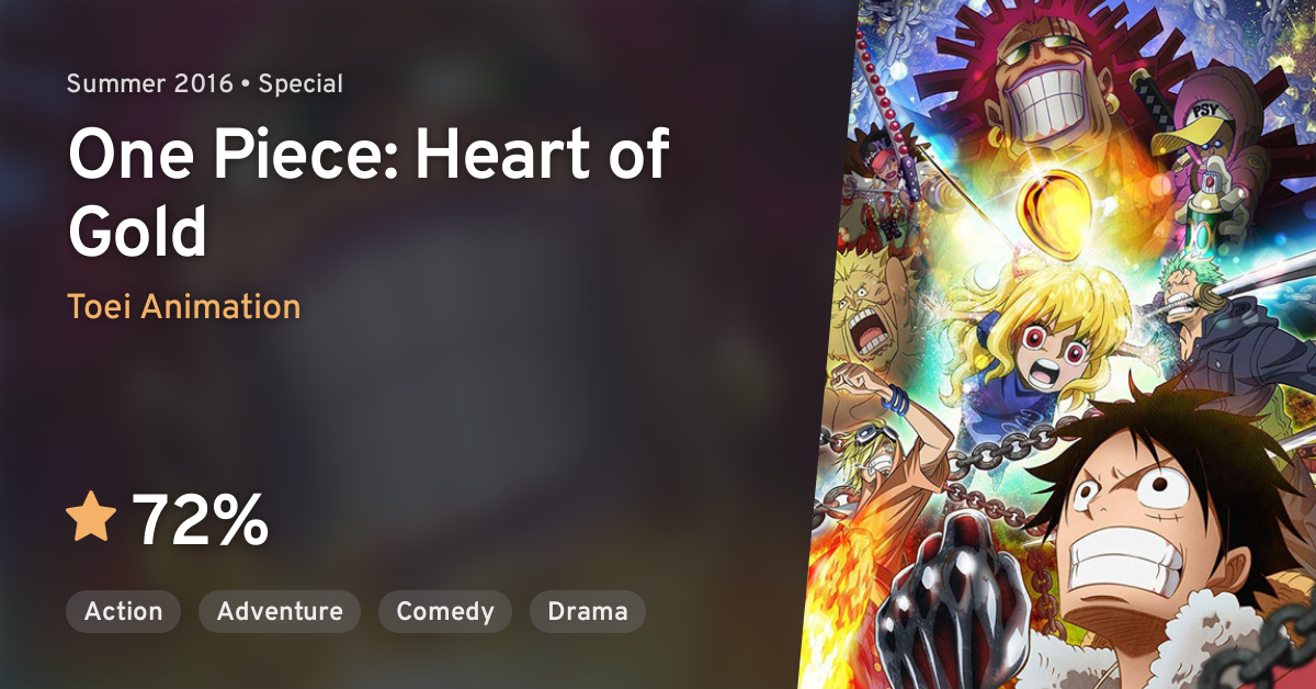Heart of Gold - One Piece  One piece manga, One piece anime, One