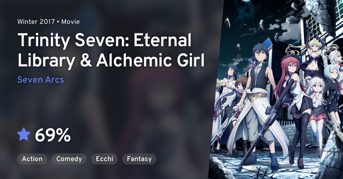 Trinity Seven Eternity Library & Alchemic Girl