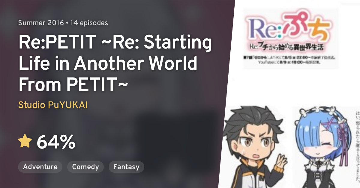 Let's Do The Time Warp Again: Re:Zero - Starting Life in Another World –  OTAQUEST