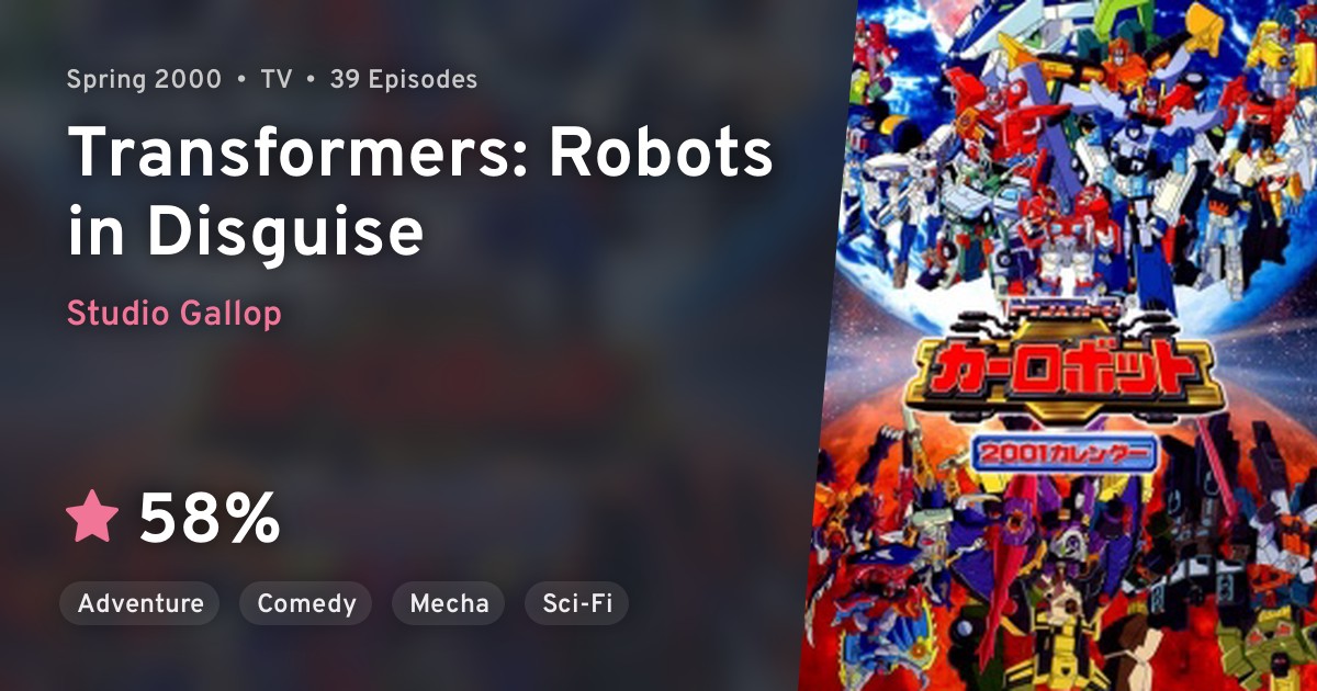 Transformers Car Robots (Transformers Robots in Disguise) · AniList