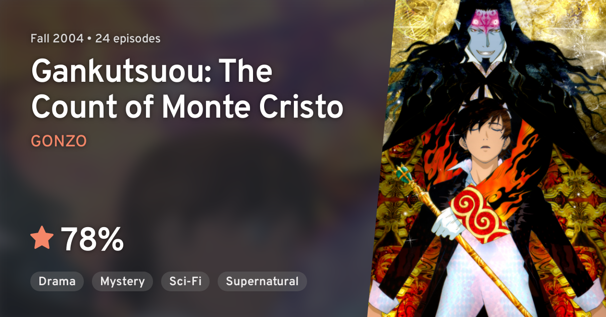 Gankutsuou (Gankutsuou: The Count of Monte Cristo) · AniList