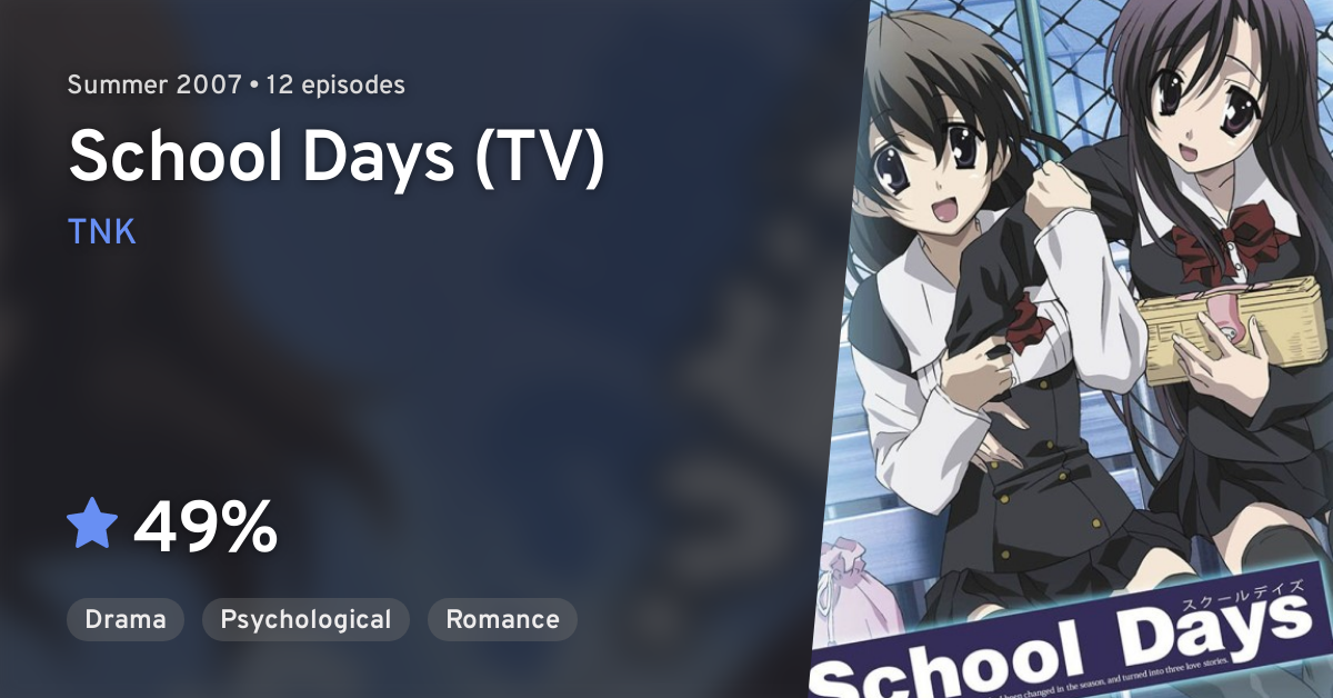School Days (TV) · AniList