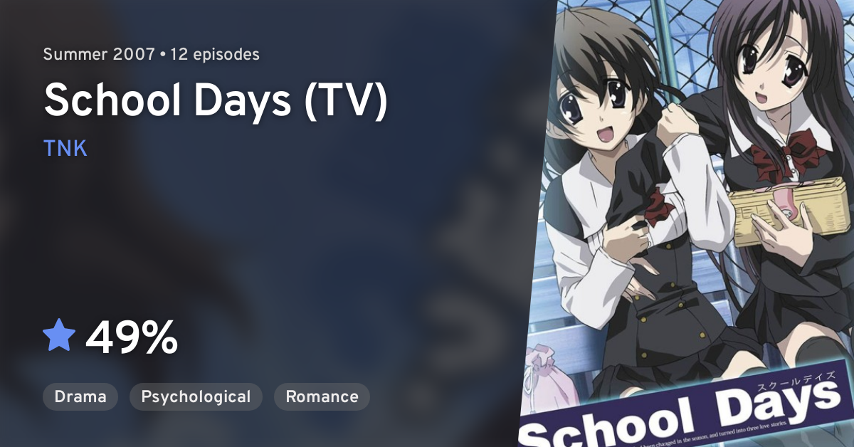 school days anime