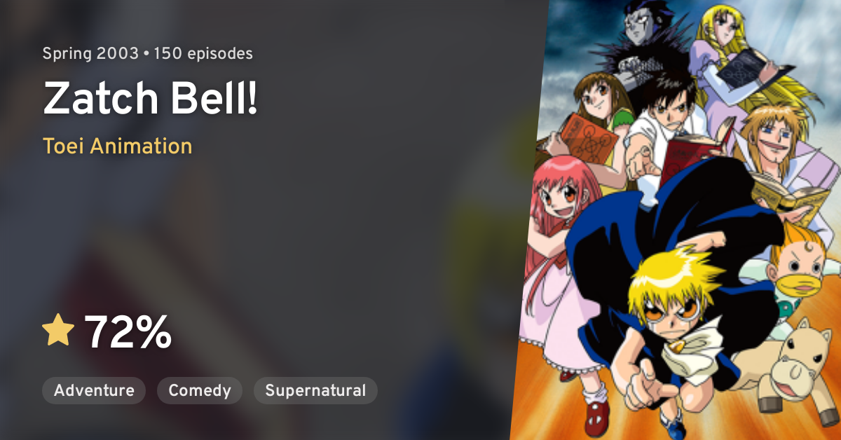 Zatch Bell!: Where to Watch and Stream Online