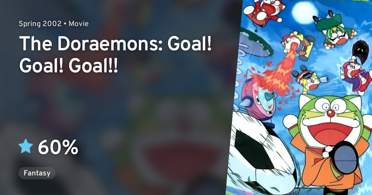 The Doraemons Goal Goal Goal Anilist