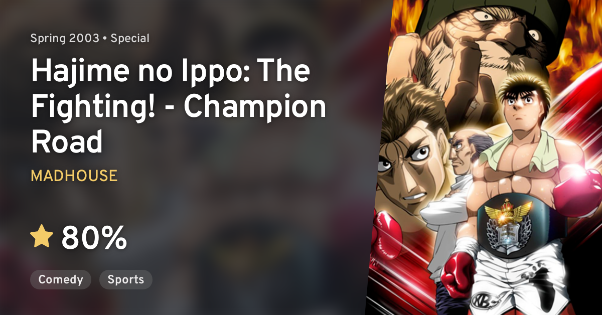 Hajime no Ippo: New Challenger (Fighting Spirit: New Challenger) · AniList