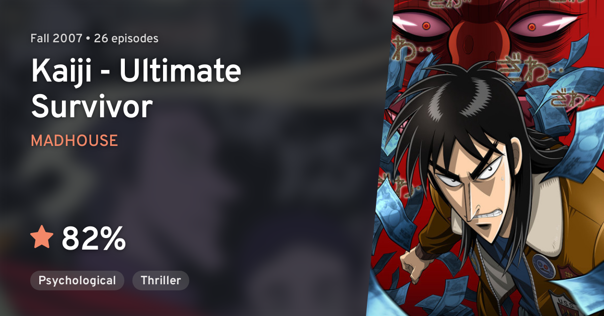 Gyakkyou Burai Kaiji Ultimate Survivor Kaiji Ultimate Survivor AniList