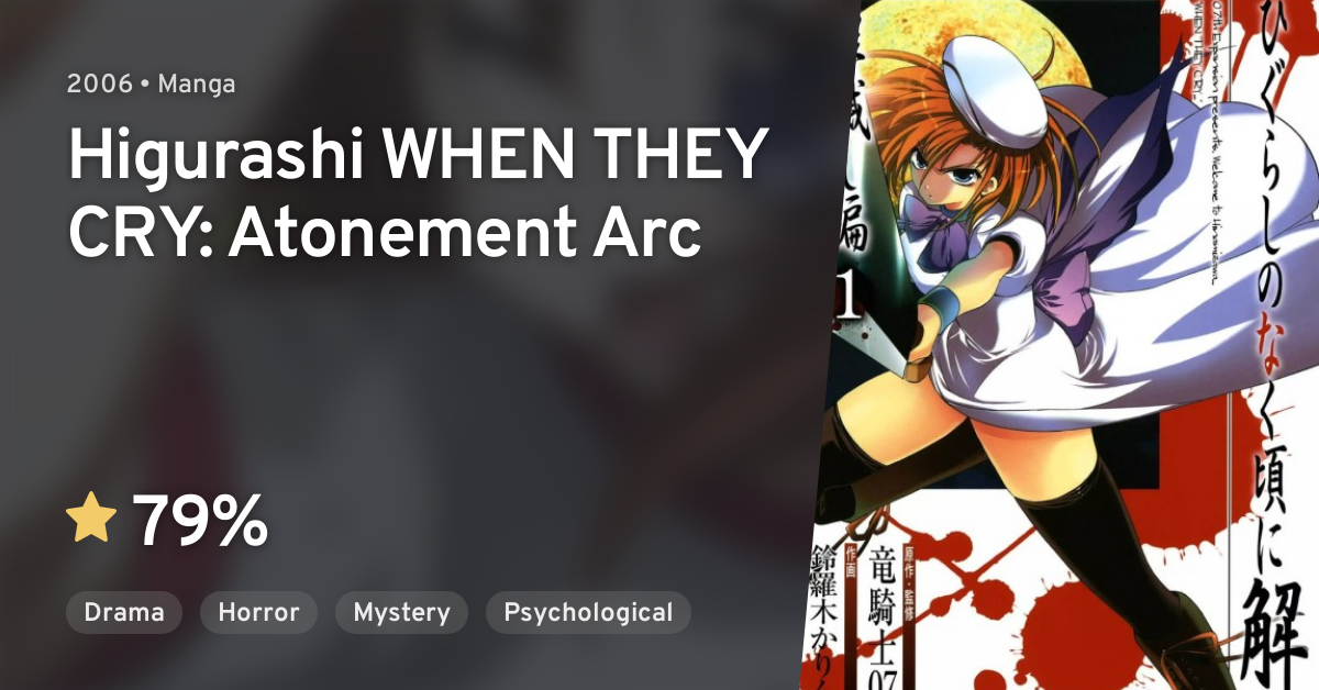 Higurashi no Naku Koro ni (When They Cry) · AniList