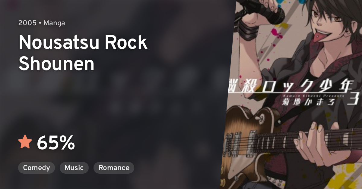 Nousatsu Rock Shounen Anilist