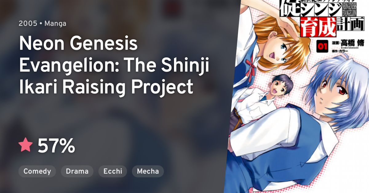 Neon Genesis Evangelion Ikari Shinji Ikusei Keikaku Neon Genesis Evangelion The Shinji Ikari Raising Project Anilist