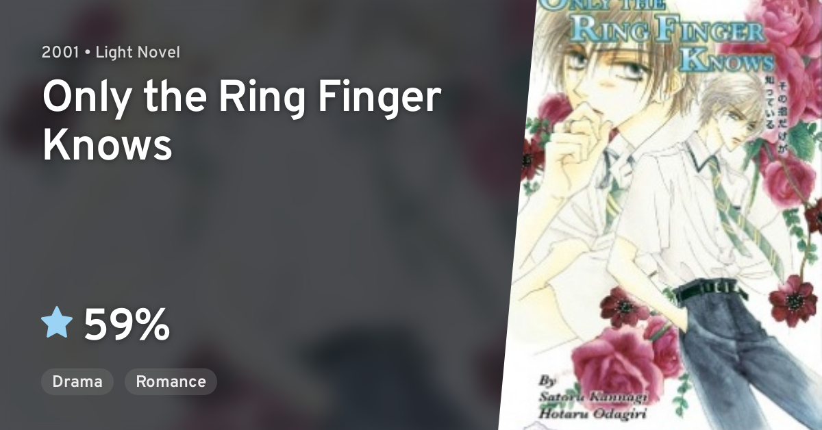 Only The Ring Finger Knows Sono Yubi dake ga Shitteiru (Only the Ring Finger Knows) · AniList