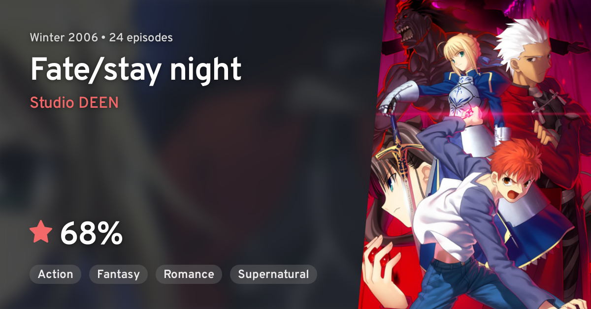 Fate/Stay Night - Anime - AniDB