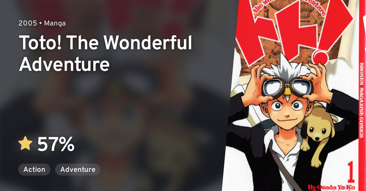 Toto The Wonderful Adventure Manga Toto! The Wonderful Adventure · AniList