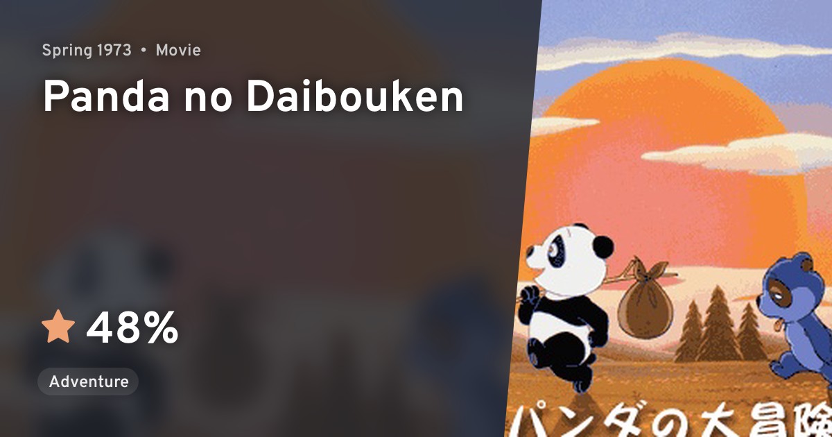 Panda No Daibouken Anilist