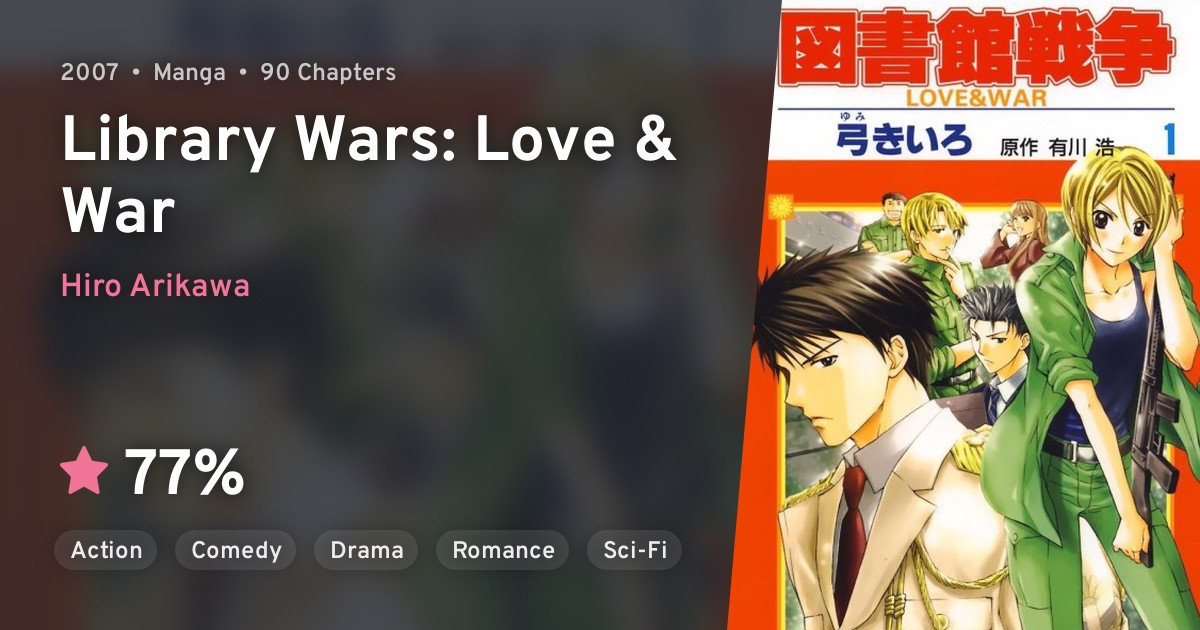 Toshokan Sensou Love War Library Wars Love War Anilist