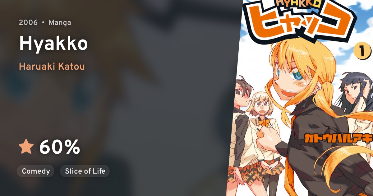 Hyakko · AniList