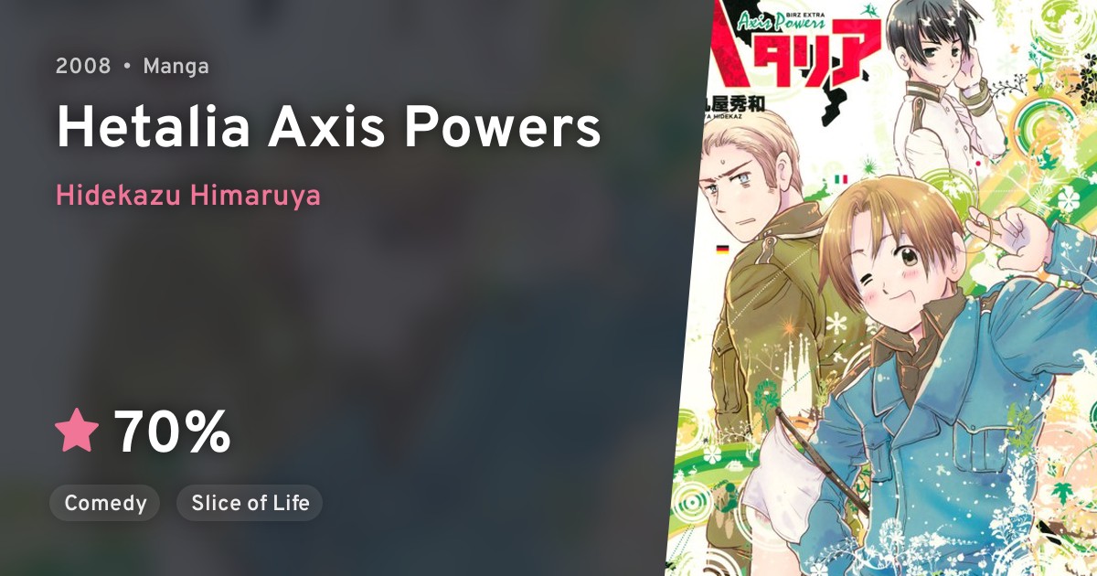 Hetalia Axis Powers Anilist