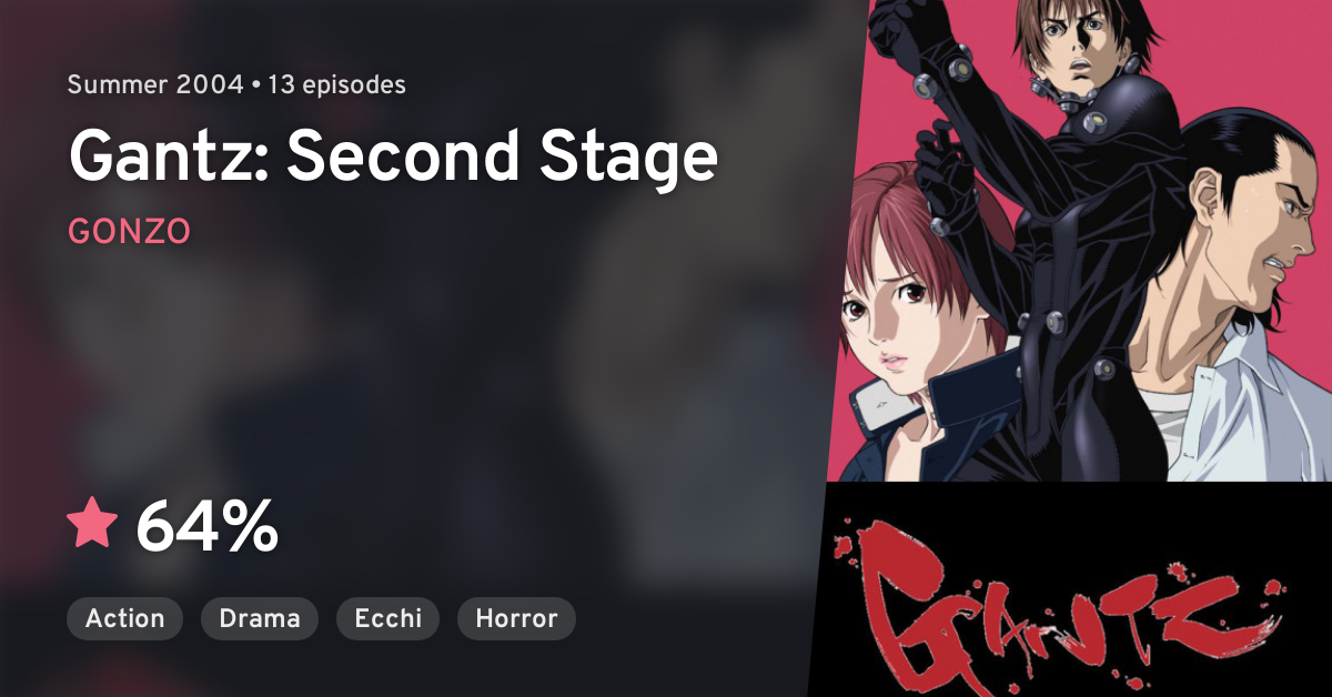 Anime Like Gantz: Second Stage