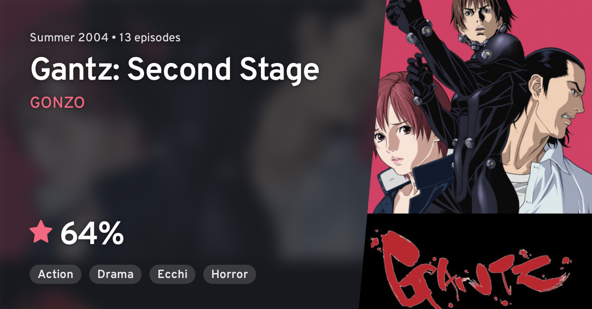 GANTZ 2 (Gantz: Second Stage) · AniList