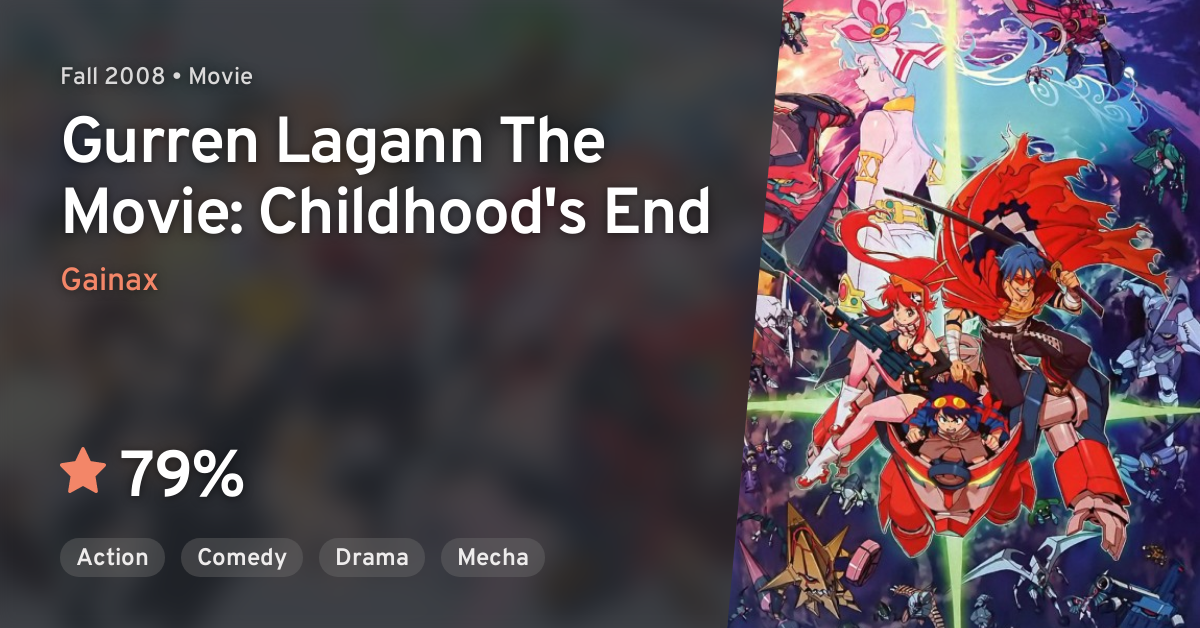 Top Anime of All Time: Tengen Toppa Gurren Lagann Movie: Lagann-hen Review
