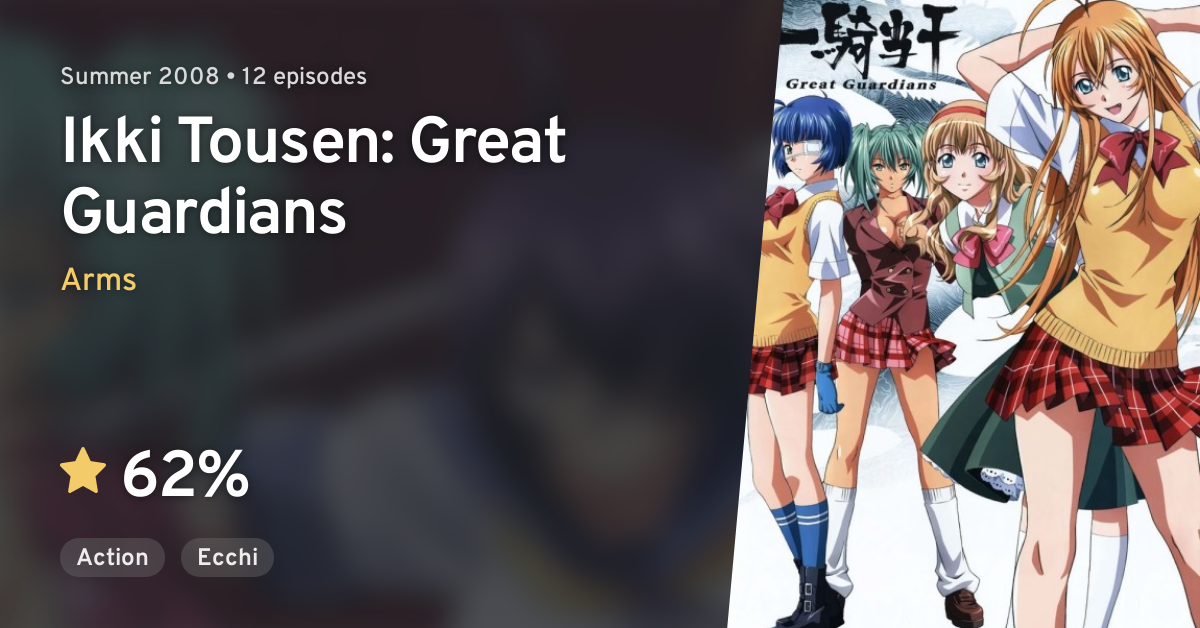 Ikkitousen: Great Guardians (Ikki Tousen: Great Guardians) · AniList