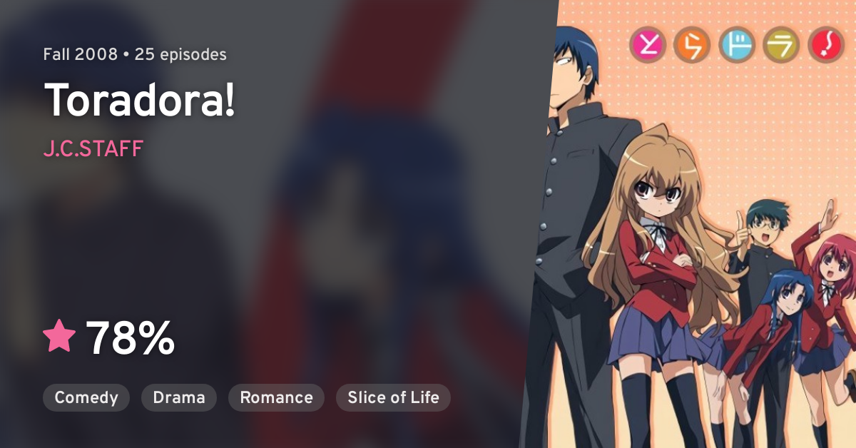 Toradora! (Dublagem EN) Toradora! - Assista na Crunchyroll