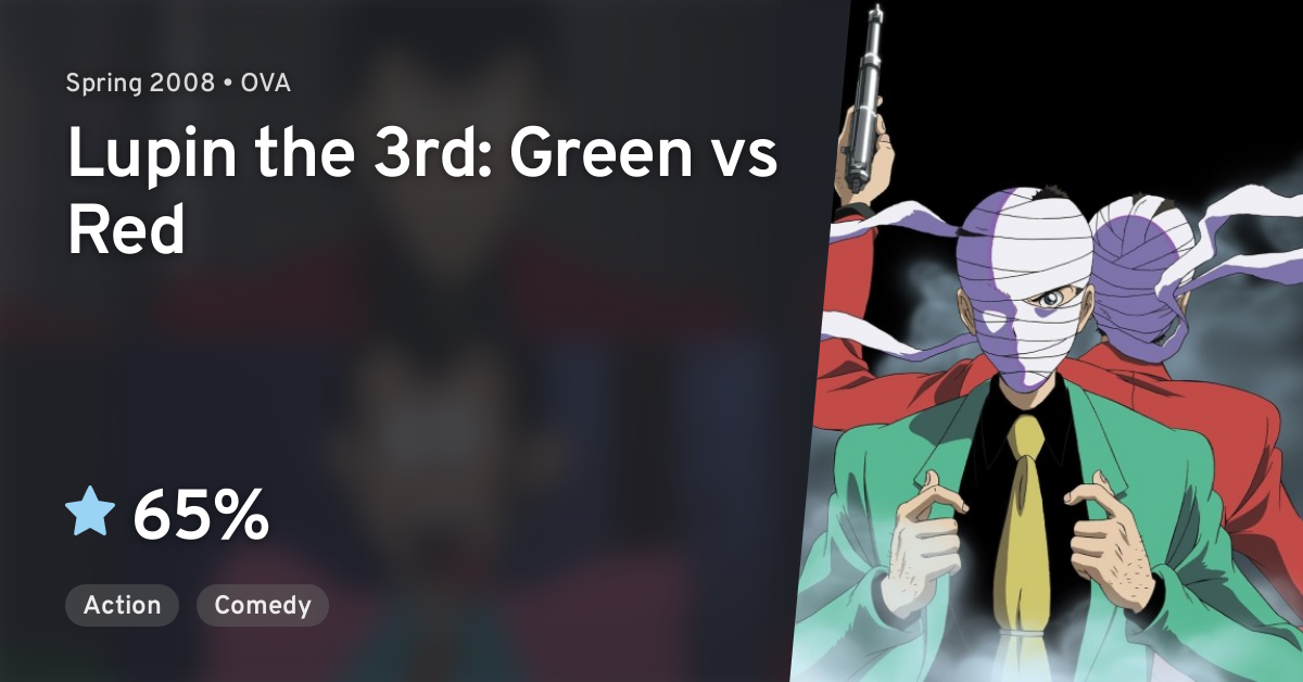 Lupin III: GREEN vs RED (Lupin the 3rd: Green vs Red) · AniList Lupin III: GREEN vs RED (Lupin the 3rd: Green vs Red) · AniList