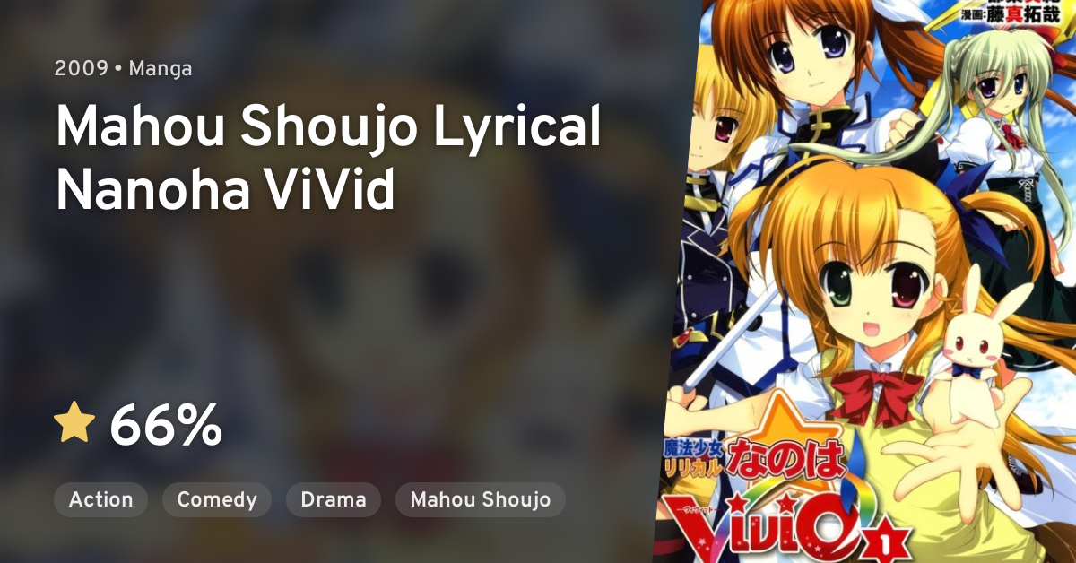 Mahou Shoujo Lyrical Nanoha (Magical Girl Lyrical Nanoha) · AniList