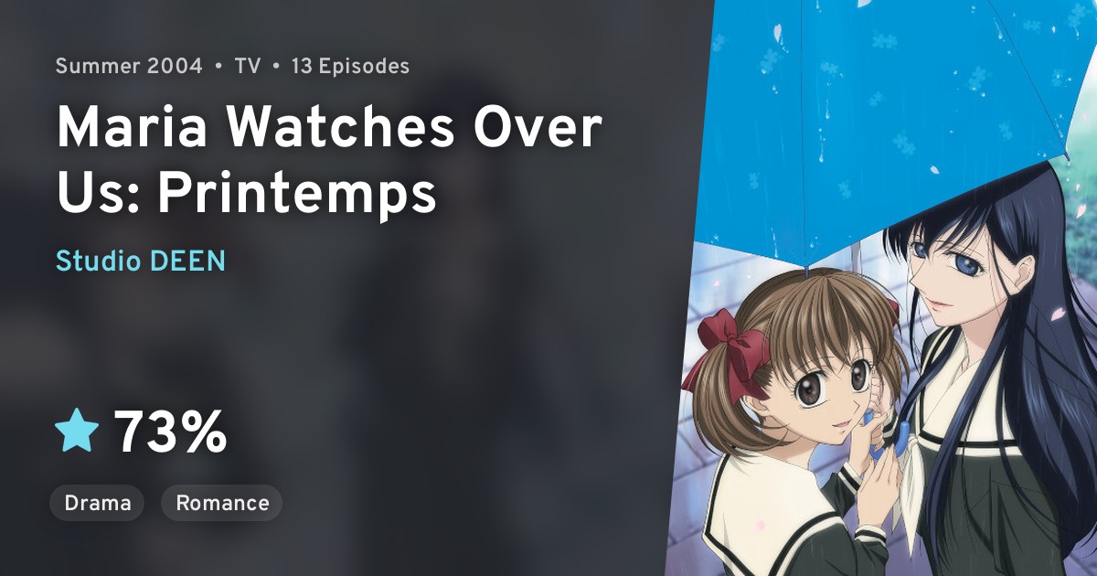 Mariasama ga Miteru Haru (Maria Watches Over Us Printemps) · AniList