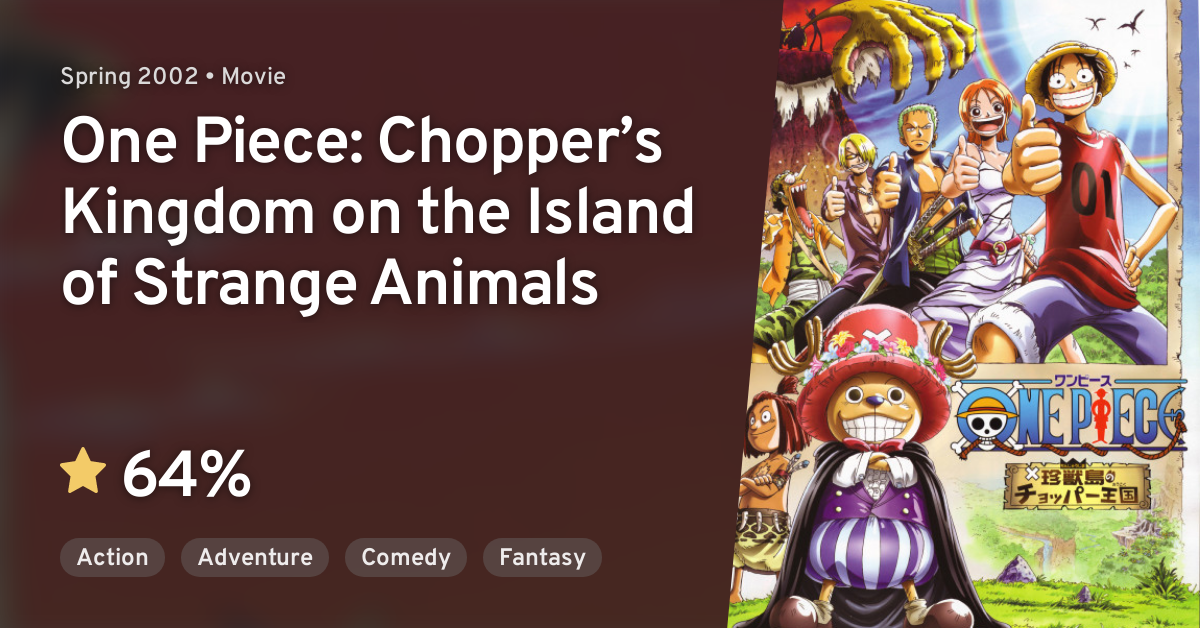 One Piece: Chopper's Kingdom on the Island of Strange Animals