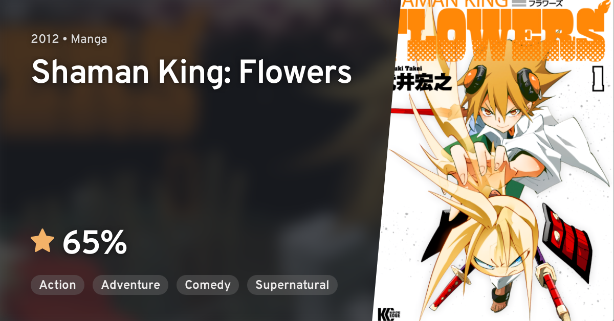 Shaman King Flowers Anilist