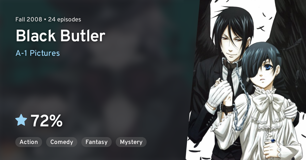 Kuroshitsuji (Black Butler) · AniList