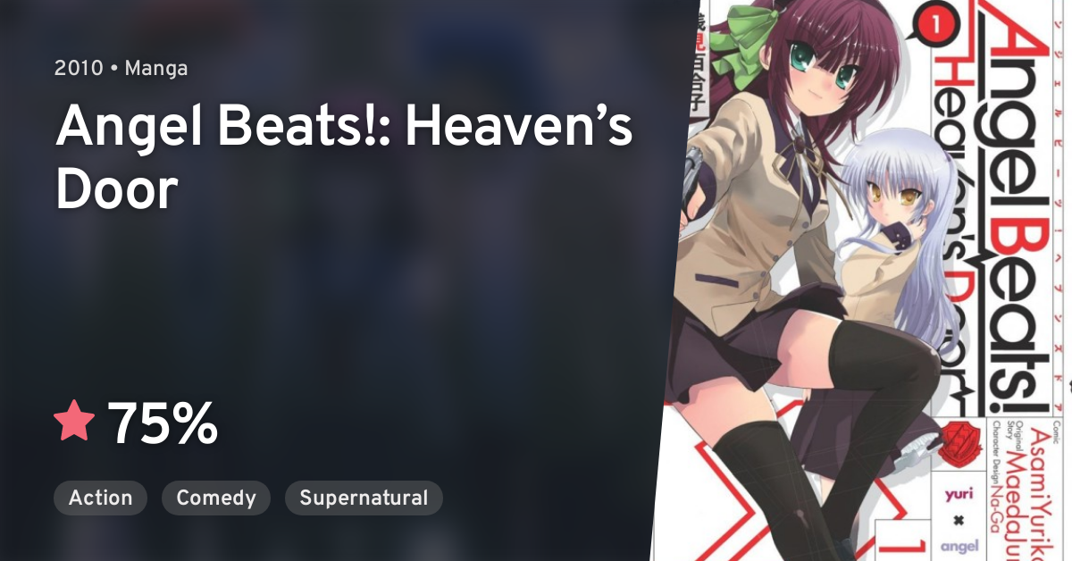 Angel Beats Heaven S Door Anilist