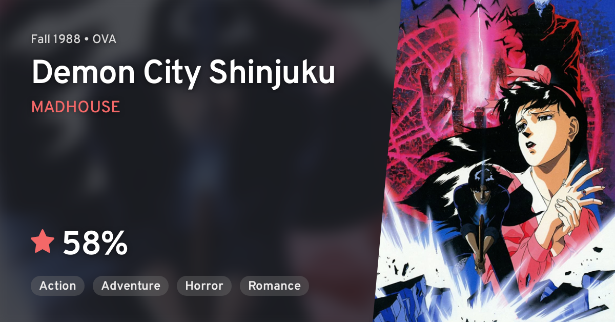 Makai Toshi Shinjuku Demon City Shinjuku Anilist