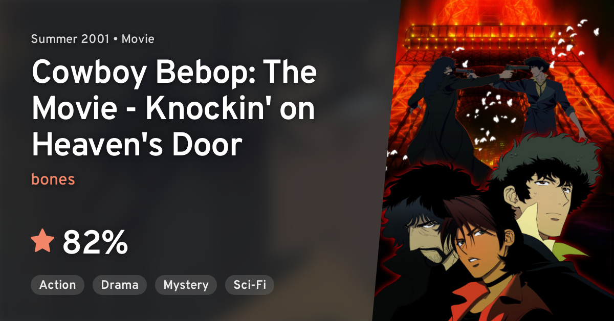 Cowboy Bebop Tengoku No Tobira Cowboy Bebop The Movie Knockin On Heaven S Door Anilist